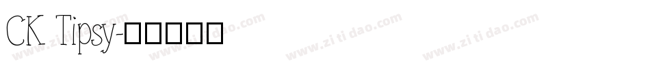 CK Tipsy字体转换